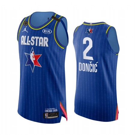 Maglia NBA Dallas Mavericks Luka Doncic 2 2020 All-Star Jordan Brand Kobe Forever Blu Swingman - Uomo